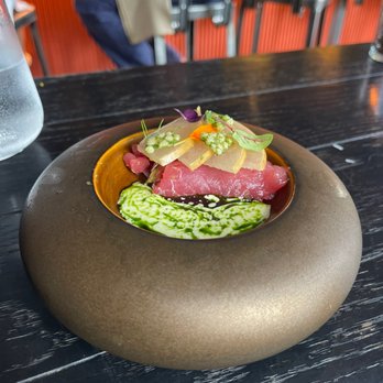 Stubborn Seed - YELLOWFIN TUNA CRUDO* - New American Near Me - Miami Beach, Florida Stubborn Seed - YELLOWFIN TUNA CRUDO* - New American Near Me - Miami Beach, Florida