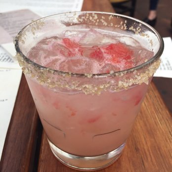 Centro Mexican Kitchen - Watermelon marg w/sugar around the rim. Sugar is the default, but I think I'll ask for salt next time. - Mexican Near Me - Boulder, Colorado