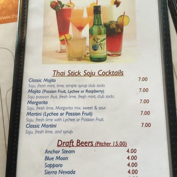 Thai Stick - Drink menu - Thai Near Me - Millbrae, California