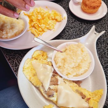 Mel's Diner - a plate of breakfast food - Waffles Near Me - Lafayette, Louisiana