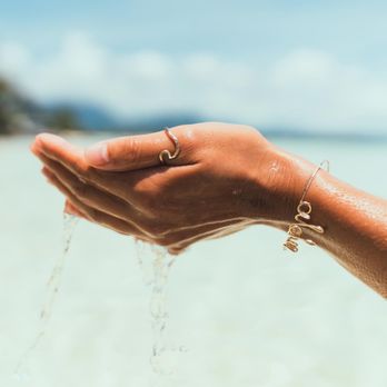 James Michelle Jewelry - Wave Ring + Aloha Wire Bracelet - Jewelry Near Me - Bend, Oregon