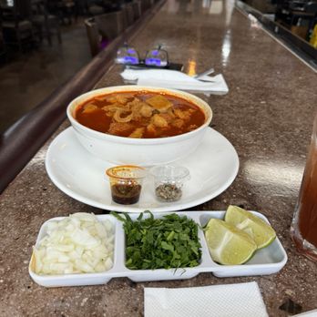 Las Palmas - Menudo with all the fixings. - Mexican Near Me - San Dimas, California Las Palmas - Menudo with all the fixings. - Mexican Near Me - San Dimas, California