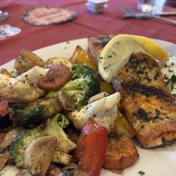 Luigi's Ristorante & Catering - Parm crusted salmon special