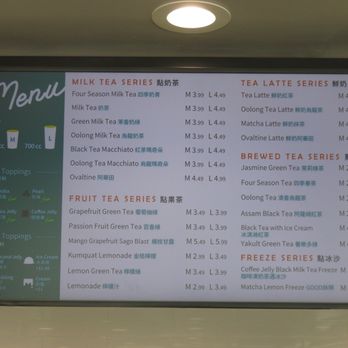 1 Point Little - Menu - Bubble Tea Near Me - Pasadena, California 1 Point Little - Menu - Bubble Tea Near Me - Pasadena, California