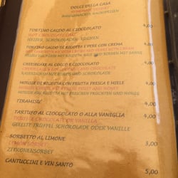 Il Granaio - Menu