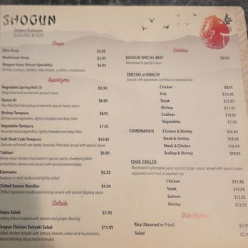 Shogun Japanese Restaurant - Menu as of October 26, 2026 - Japanese Near Me - High Point, North Carolina Shogun Japanese Restaurant - Menu as of October 26, 2026 - Japanese Near Me - High Point, North Carolina