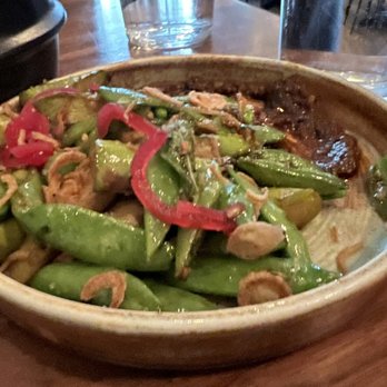 Little Donkey - Wok Charred asparagus - Tapas/Small Plates Near Me - Cambridge, Massachusetts Little Donkey - Wok Charred asparagus - Tapas/Small Plates Near Me - Cambridge, Massachusetts