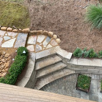 Schlampp Turf Management - Integration with existing retaining wall. - Landscape Architects or Designers Near Me - Dallas, Georgia