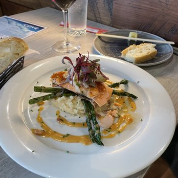 The Cove - Salmon Special with asparagus - Seafood Near Me - Vancouver, Washington The Cove - Salmon Special with asparagus - Seafood Near Me - Vancouver, Washington