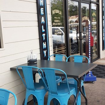Botiwalla by Chai Pani - Outside seating - five tables. - Indian Near Me - Asheville, North Carolina Botiwalla by Chai Pani - Outside seating - five tables. - Indian Near Me - Asheville, North Carolina