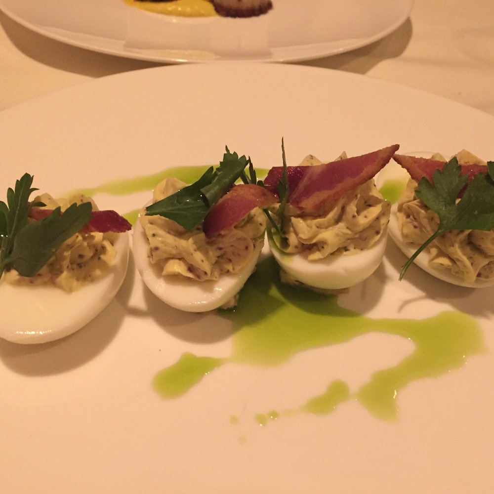 Dawson's - Deviled eggs a little heavy on the mustard - Steakhouses Near Me - Sacramento, California
