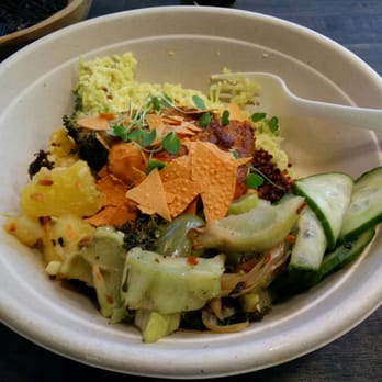 INDAY - Mix of "not rice" and "grain" bowl with salmon - Indian Near Me - New York, New York