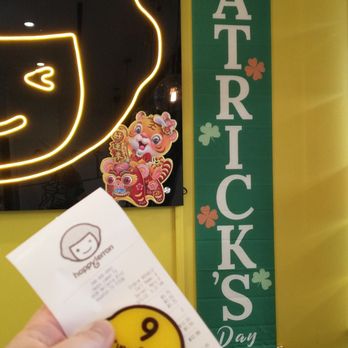 Happy Lemon - Happy to be number 9 - Bubble Tea Near Me - Houston, Texas