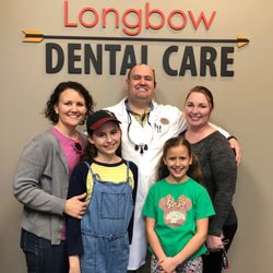 Longbow Dental Care - What a surprise! Dr.Reese's beautiful family comes to take a tour of our new office.