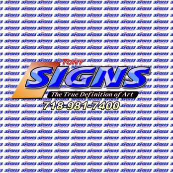 Tony Signs - Graphic Design Near Me - Staten Island, New York Tony Signs - Graphic Design Near Me - Staten Island, New York
