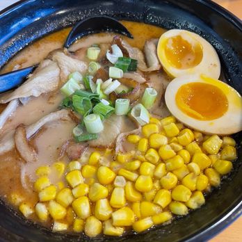 Ajisen Ramen - Corn w/ BBQ Pork Ramen - Ramen Near Me - Rowland Heights, California