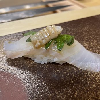 Fujiwara Omakase - Hirame Flounder - Sushi Bars Near Me - Bellevue, Washington Fujiwara Omakase - Hirame Flounder - Sushi Bars Near Me - Bellevue, Washington
