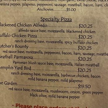 The Loaded Barrel Tavern - I guess they change the specialty pizzas each week.   They sound good, but was not impressed. - Bars Near Me - Bradenton, Florida