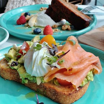 Bluestone Lane West End Café - Avocado Smash with smoked salmon (add on) - Coffee & Tea Near Me - Washington, DC, District of Columbia Bluestone Lane West End Café - Avocado Smash with smoked salmon (add on) - Coffee & Tea Near Me - Washington, DC, District of Columbia