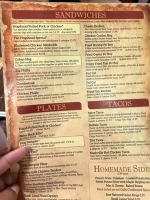 Menu photo 8 HogsHead Cafe Richmond, VA