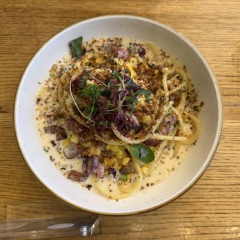 Hole In The Wall - Bucatini Carbonara - Australian Near Me - New York, New York Hole In The Wall - Bucatini Carbonara - Australian Near Me - New York, New York