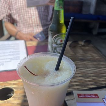 Kingston's Clam Bar - Pina Colada & Heineken 5-24-2024 - Seafood Near Me - West Sayville, New York Kingston's Clam Bar - Pina Colada & Heineken 5-24-2024 - Seafood Near Me - West Sayville, New York