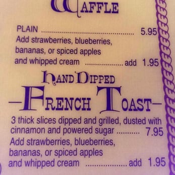 Julian Cafe - Hand Dipped French Toast on the Menu - Bakeries Near Me - Julian, California