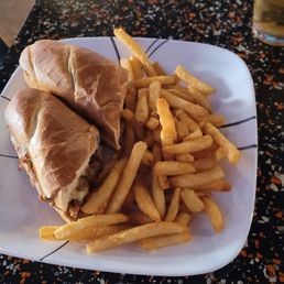 "Philly" chicken cheesesteak "Philly" chicken cheesesteak