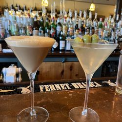 Geppetto Osteria E Bisteccheria - Espresso martini made with fresh espresso dirty martini