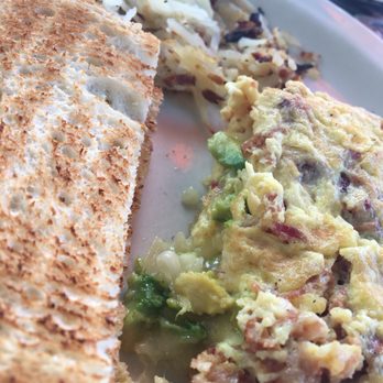 Martha's - ABC omelet, she split it in half for the 2 of us - American Near Me - Hermosa Beach, California
