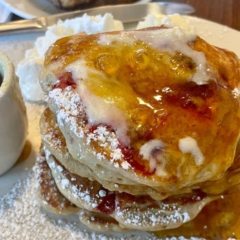 Bella's Cafe - Orange and Cranberry pancakes - Breakfast & Brunch Near Me - New Haven, Connecticut