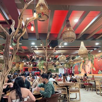 Rosa Madera - Beautiful murals and decor that rivals what you would see in a hotel restaurant in Vegas! - Mexican Near Me - Santa Ana, California
