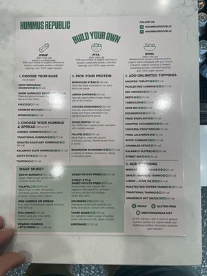 Menu photo 3 The Hummus Republic Jacksonville, NC