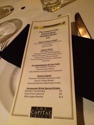 Menu photo 7 The Capital Grille Philadelphia, PA Menu photo 7 The Capital Grille Philadelphia, PA