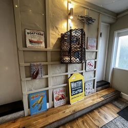 Lochindaal Seafood Kitchen - Fun decor inside restaurant