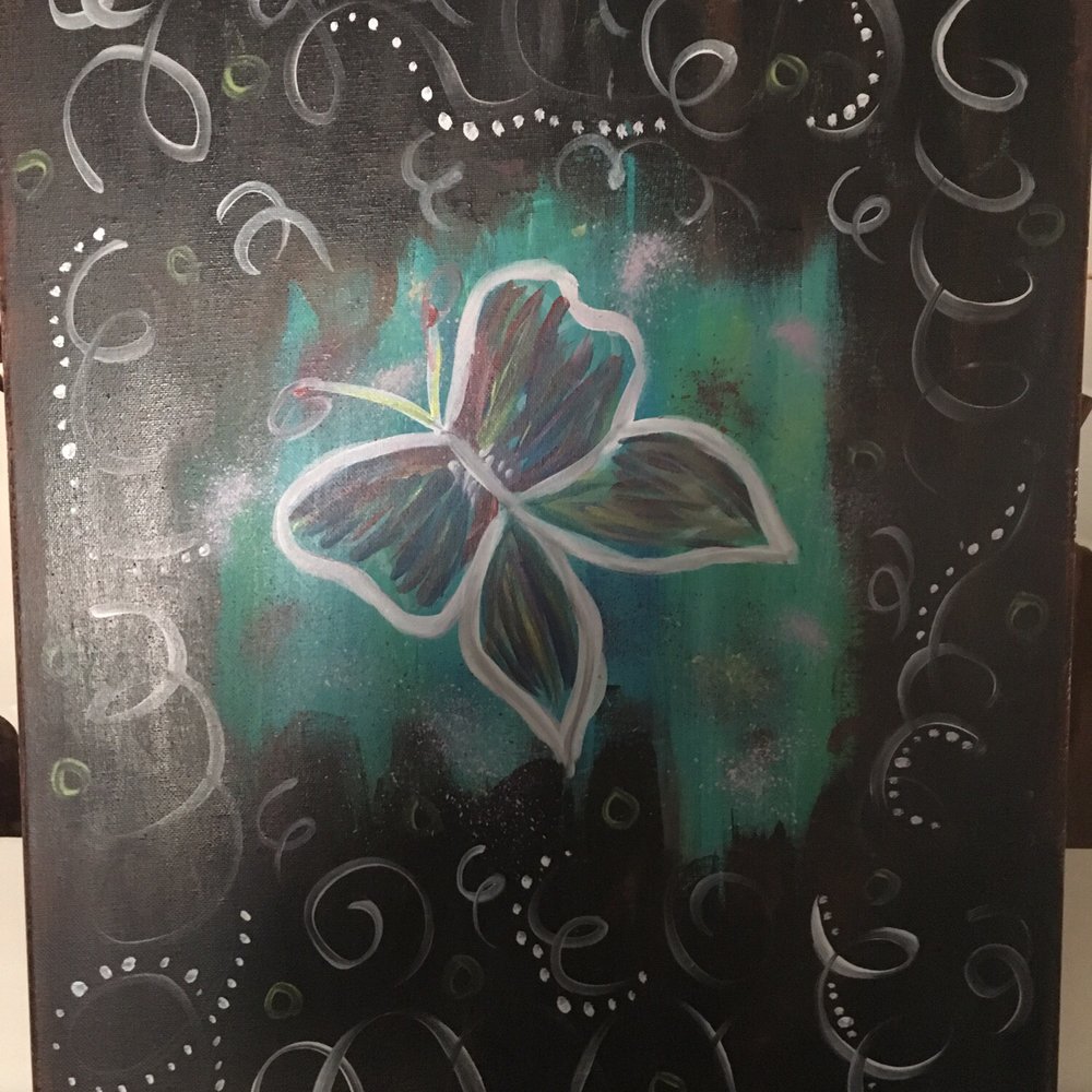 Yaymaker - Ethereal Butterfly Painted with Artist: Kristine G - Party & Event Planning Near Me