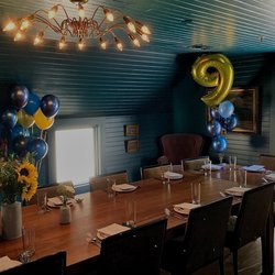 Party City - I threw a party for Salon Sovay lash tech, Jenny, and stylist, Shea.  Loved the room ambiance @ Mattie's Austin.