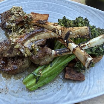 Veranda Restaurant - Lamb lollipops with mint chimichurri - American Near Me - San Diego, California Veranda Restaurant - Lamb lollipops with mint chimichurri - American Near Me - San Diego, California