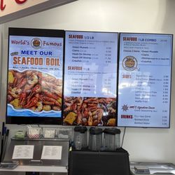 Hangry Joe's Hot Chicken - Seafood boil menu
