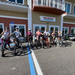 Pedego Electric Bikes New Smyrna Beach - In front of the store