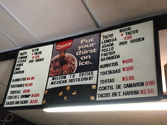 Menu photo 8 Evita's Mexican Food Blue Mound, TX Menu photo 8 Evita's Mexican Food Blue Mound, TX