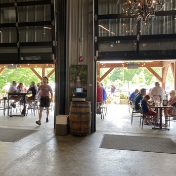 Booneshine Brewing - Garage doors for fresh air inside! - Breweries Near Me - Boone, North Carolina Booneshine Brewing - Garage doors for fresh air inside! - Breweries Near Me - Boone, North Carolina