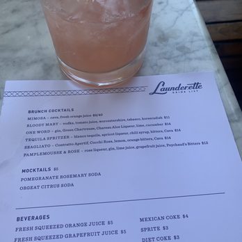 Launderette - Menu - New American Near Me - Austin, Texas