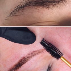 Sweet Honey Brows - Before and after