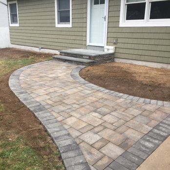 Castro StoneWorks - Masonry Contractor, STONE - BRICK - PAVERS - Front Walkway - Masonry/Concrete Near Me - Stony Brook, New York
