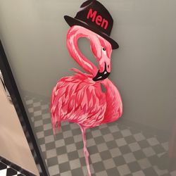 Lazy Flamingo - Badezimmer Men
