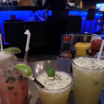 OC Brewhouse - Berry drink and 2 whiskey drinks. - American Near Me - Garden Grove, California