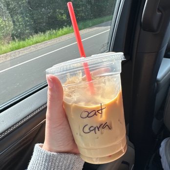 Boulder Junction Coffee - Medium iced latte with oat milk and caramel - Coffee & Tea Near Me - Boulder Junction, Wisconsin Boulder Junction Coffee - Medium iced latte with oat milk and caramel - Coffee & Tea Near Me - Boulder Junction, Wisconsin
