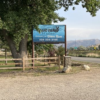 Echo Island RV Resort - Entrance - RV Parks Near Me - Coalville, Utah