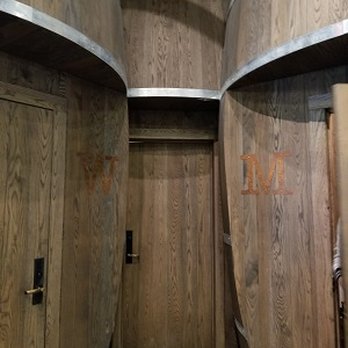Charleston Distilling - Distillery restrooms are an oversize barrel. - Distilleries Near Me - Johns Island, South Carolina